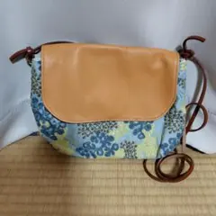 ミナペルホネン ハンドメイド しずく型クロスボディバッグ タンバリン