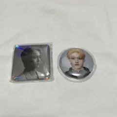 田島将吾　ini エキシビジョン　ini展　スクエア型　缶バッチ　二つセット