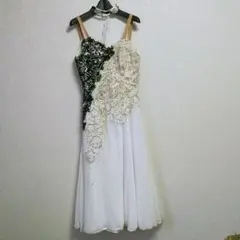 ドレス　WHITE＆BLACK　リフォーム用　イベント