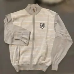 ストライプジップアップカーディガン　ヴィンテージ