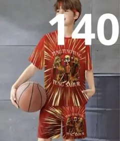 イタリアンブレインロット Tシャツ＆ショットパンツ　Eセットアップ140
