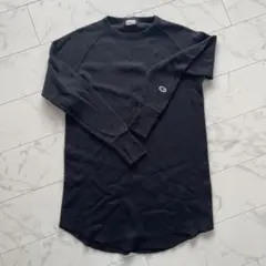 Champion ワッフル 長袖Tシャツ ブラック XSのサムネイル