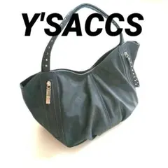 Y'SACCS イザック トートバッグ スタッズ レザー ダークグレー Y'SACCS イザック トートバッグ スタッズ レザー ダークグレー - メルカリ
