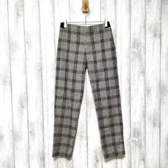 UNIQLO ユニクロ　(S)　チェック イージー アンクルパンツ