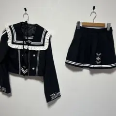 DimMorie 学園セーラーSETUP Gray L - メルカリ