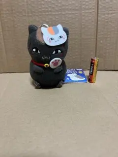 夏目友人帳 カバンに付けられるぬいぐるみ 縁日へおでかけ 黒ニャンコ