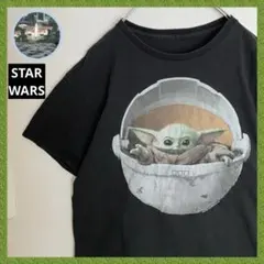 ベビーヨーダ マンダロリアン スターウォーズ ムービーTシャツtシャツ フェード