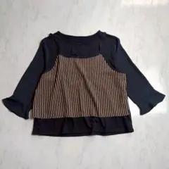 ボーダーズアットバルコニー Tシャツ トップス 36 カーキ - メルカリ