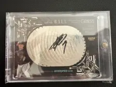 BBM genesis 長岡秀樹　直筆ボールサイン　ヤクルトスワローズ