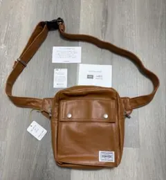 ✨美品✨ポーター フリースタイル ショルダーバッグ キャメル クロス