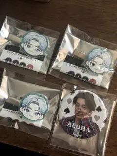 超特急 JOKER ヘアクリップ 缶バッジ アロハ