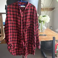 Y*❤様 BALENCIAGA チェック柄 ボウタイ　長袖シャツのサムネイル