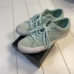 CONVERSE ONE STAR チャックテイラー スエード ライトグリーンのサムネイル