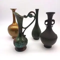 錫などの徳利・酒燗器・一輪挿し　まとめて5点 錫などの徳利・酒燗器・一輪挿し まとめて5点 - メルカリ