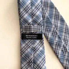 BURBERRY BLACK LABEL ネクタイ チェック柄 ブルーのサムネイル