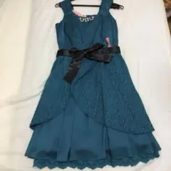 Rew de Rew パーティドレス　ターコイズブルー　38