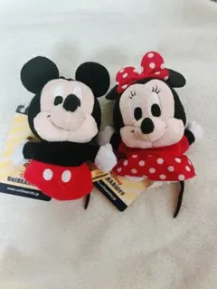 ディズニーストアミッキーマウス ミニーマウス指人形