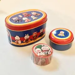 青山デカーボ ヒーロー 缶 マスキングテープ