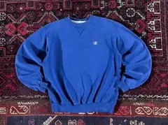 s*u様 champion ヘビーウェイト スウェット トレーナー ブルー M