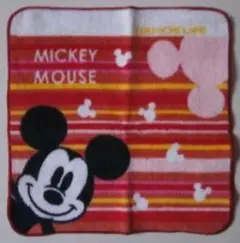 ディズニー ミッキーマウス タオル 第一生命 プチタオル/非売品