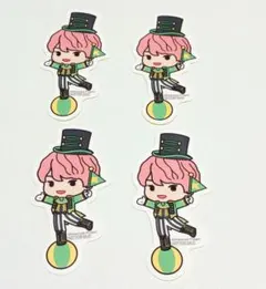 GIGO限定　kiramune　ダイカットステッカー　上村祐翔　４点セット