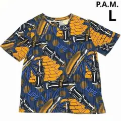 PERKS AND MINI P.A.M. 総柄 半袖Tシャツ USA製 Lのサムネイル