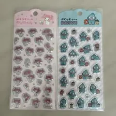 【新品未開封】My Melody & Hangyodon 透明シールセット