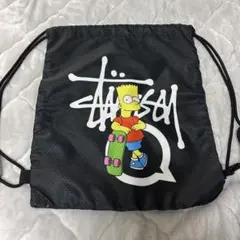 Stüssy バート・シンプソン ドローストリングバッグ