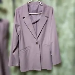 レディーススーツ無地ピンク