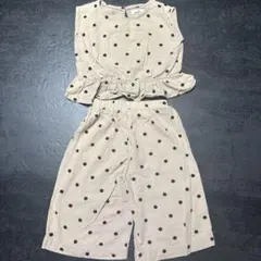 PAIR MANON ドット柄 セットアップ 100cmのサムネイル