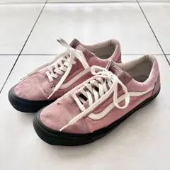 Vansバンズ　ピンク スエード ローカットスニーカー29cm オールドスクール
