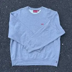 Supreme スモールボックスロゴ クルーネック スウェット グレーのサムネイル