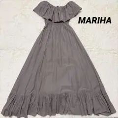 新品タグ付】MARIHA× IENA別注 ベアトップマキシワンピース Aライン 