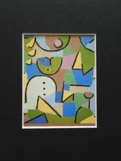 パウル・クレー、Paul Klee、【思いきり量って】、希少な画集画、状態良好 パウル・クレー、Paul Klee、【月は昇り日は沈む】、希少な画集