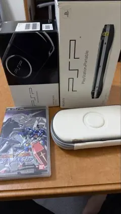 PSP-1000 PSP-3000 ブラック 2台セット 箱付き ソフト2本