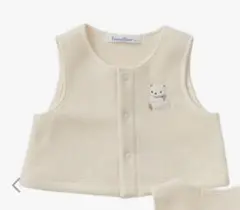 【現行品】【2枚セット】familiarファミリアフリースベストファミちゃん80