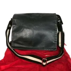 BALLY バリー レザー メッセンジャーバッグ ショルダーバッグ ブラック