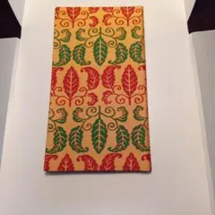 茶道用 帛紗 古代型染 赤色 花柄 - メルカリ