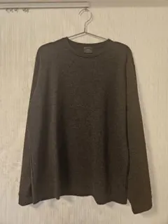 グリーンレーベルリラクシング　CARREMAN 長袖カットソー（ダークグレー）