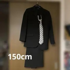 黒 ストライプ スーツセット (ジャケット・パンツ・ネクタイ)