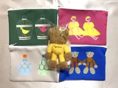 Tartine ニコルチャーム ポーチ 5点セット