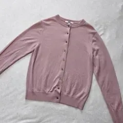 ユニクロ　メリノウール　クルーカーディガン　Мサイズ