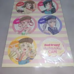 即購入OK バンドリ クリアファイル コラボカフェステッカー 2種セット