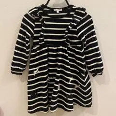 anyFAM ブラック　リボンワンピース