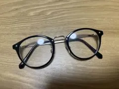 ブラックフレーム 伊達メガネ