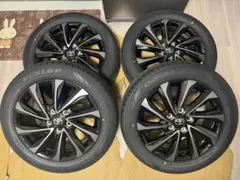 カローラw/b17インチ ホイールセット 令和４年式　純正アルミホィール(黒) カローラw/b17インチ ホイールセット 令和4年式 純正アルミホィール