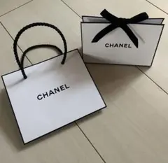 CHANEL シャネル　ショッパー 紙袋　ギフトボックス リボン付き