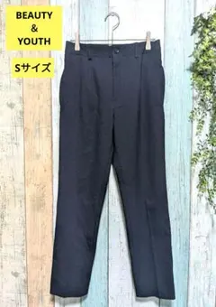 BEAUTY＆YOUTH Sサイズ ダークネイビー スラックス