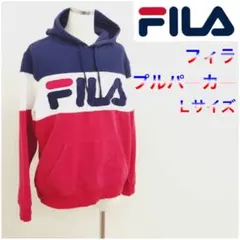 FILA フィラ⭐️プルパーカー⭐️パーカー フーディー BIG ロゴ プルオーバー