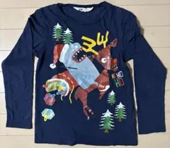 長袖Tシャツ　130 紺色